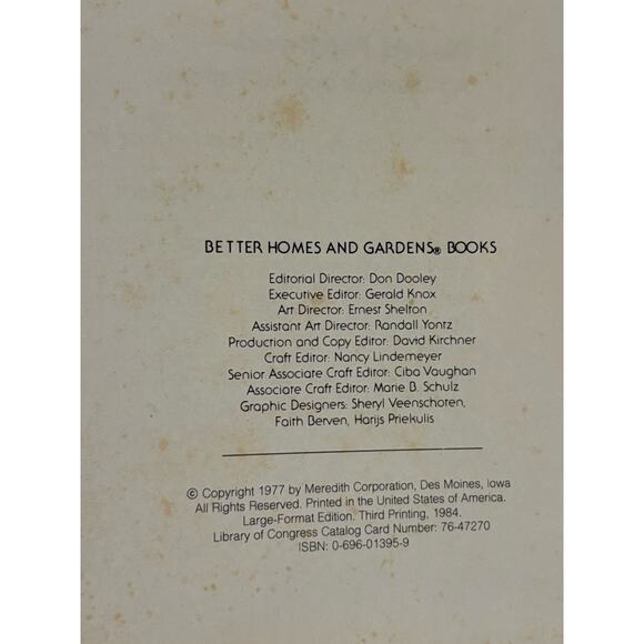 Better Homes and Gardens Patchwork & Quilting 1984 Hardcover Vintage Sewing - Picture 4 of 6